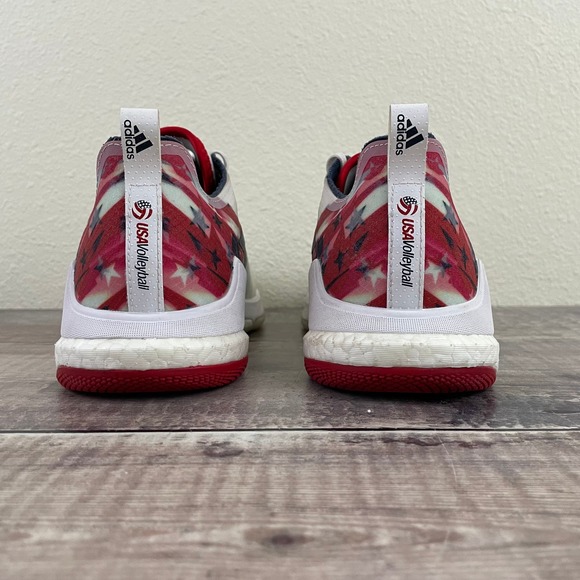 Adidas Crazyflight USA Volleyball Shoes Women's 7.5 Red White Blue - Picture 5 of 12